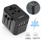TESSAN 17W Travel Charger with 3 USB and 1 Type C Corporate Gifts Singapore