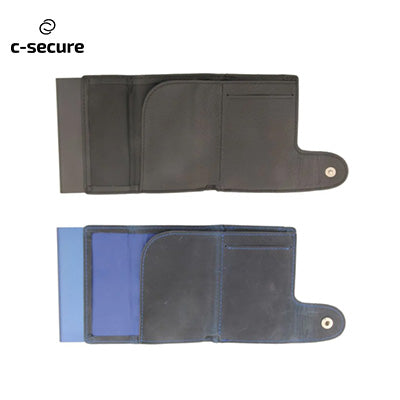 C-Secure Italian Leather Wallet With Coin Pouch Executive Gifts Singapore