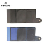 C-Secure Italian Leather Wallet With Coin Pouch