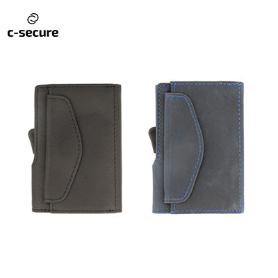 C-Secure Italian Leather Wallet With Coin Pouch Executive Gifts Singapore