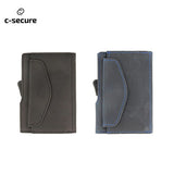 C-Secure Italian Leather Wallet With Coin Pouch