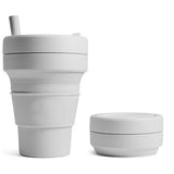 Eco-friendly Collapsible Cup with Straw | AbrandZ Corporate Gifts