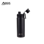 Oasis Stainless Steel Insulated Sports Water Bottle with Screw Cap 550ML