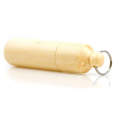 Cylinder-shaped Wooden USB Drive Executive Corporate Gifts Singapore