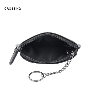 Crossing Elite Leather Key Coin Pouch With Card Slots RFID Executive Corporate Gifts Singapore