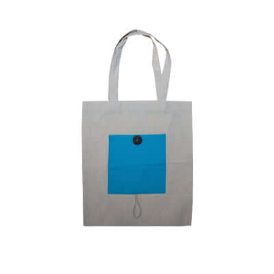 Foldable Cotton Bag with Button Executive Corporate Gifts Singapore