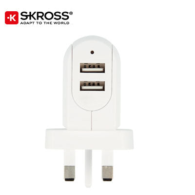 SKROSS 2 Port USB Charger - UK Executive Corporate Gifts Singapore