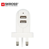 SKROSS 2 Port USB Charger - UK | AbrandZ Corporate Gifts