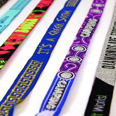Woven Wristband with Glitter Executive Corporate Gifts Singapore