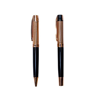 Rose Gold with Black Metal Pen Executive Corporate Gifts Singapore