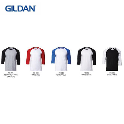 Gildan Adult 3/4 Sleeve Raglan T-Shirt Executive Corporate Gifts Singapore