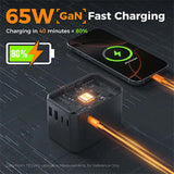 TESSAN 65W Travel Adapter with 2 USB A & 3 C Ports Corporate Gifts Singapore