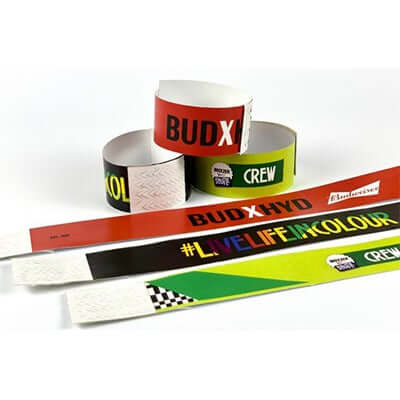 1 Inch Tyvek Paper Wristband Executive Corporate Gifts Singapore
