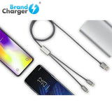 BrandCharger Trident Plus Aluminium Charging Cable | AbrandZ Corporate Gifts