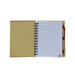 Eco-Friendly Recycled logo Cover Notepad with Pen | AbrandZ Corporate Gifts