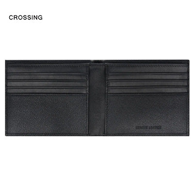 Crossing Elite Bi-fold Leather Wallet [16 Card Slots] RFID Executive Gifts Singapore