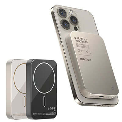Momax Q.Mag X1 Magnetic Wireless Power Bank 10000mAh Executive Corporate Gifts Singapore