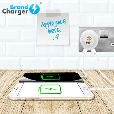 BrandCharger Glow2 Wall Plug USB Charger with Night light Executive Gifts Singapore