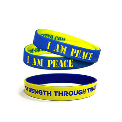 Custom Colour Coated Silicone Wristband Executive Corporate Gifts Singapore