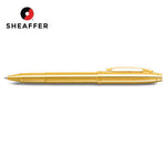 Sheaffer 100 Glossy PVD Gold Rollerball Pen with Gold Trim