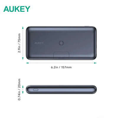 Aukey PB-WL03 20,000mAh 22.5W Wireless Powerbank PD Executive Corporate Gifts Singapore