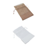 Eco Friendly Jute Accessories Pouch with Netting | AbrandZ Corporate Gifts