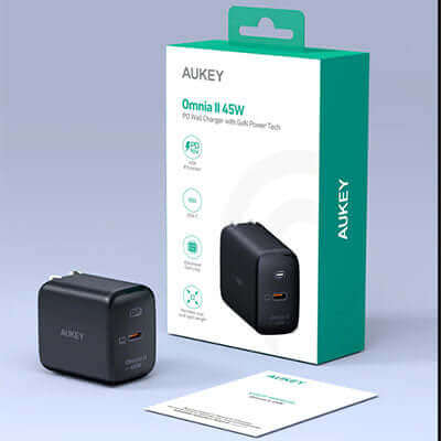 Aukey PA-B2T 45W USB-C PD Charger Executive Gifts Singapore