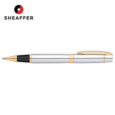 Sheaffer® 300 Chrome with Gold Trims Rollerball Pen Corporate Gifts Singapore