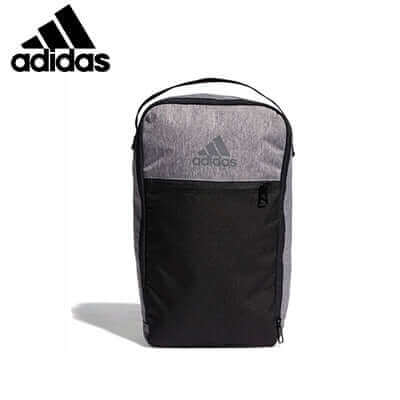 adidas Golf Shoe bag in black and gray, perfect for storing and protecting your golf shoes.