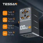 TESSAN 100W Fast Charging Adaptor with 2 USB C & 2 USB Charging Ports Corporate Gifts Singapore