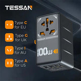 TESSAN 100W Fast Charging Adaptor with 2 USB C & 2 USB Charging Ports Corporate Gifts Singapore