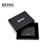 Hugo Boss Card holder Classic Grained in a black gift box, perfect for a corporate gift.