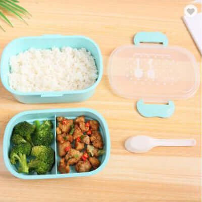 Eco Wheat Straw Food Container with Compartment Executive Corporate Gifts Singapore