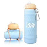 Collapsible Silicone BPA Free Sports Bottle | AbrandZ Corporate Gifts