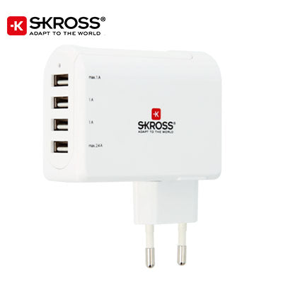 SKROSS 4 Port USB Charger - EURO Executive Corporate Gifts Singapore