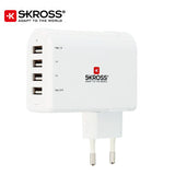 SKROSS 4 Port USB Charger - EURO | AbrandZ Corporate Gifts