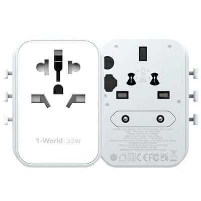 Momax 1-World 5-Port Travel Charger 35W Executive Corporate Gifts Singapore