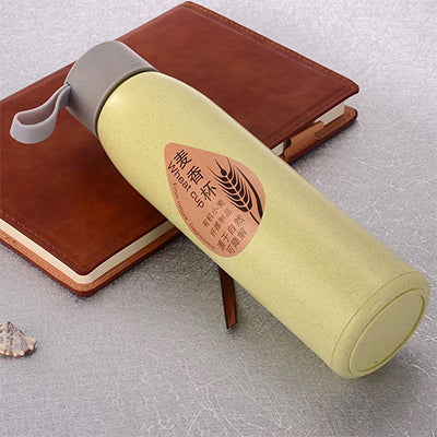 Wheat Straw Eco Glass Bottle Executive Corporate Gifts Singapore