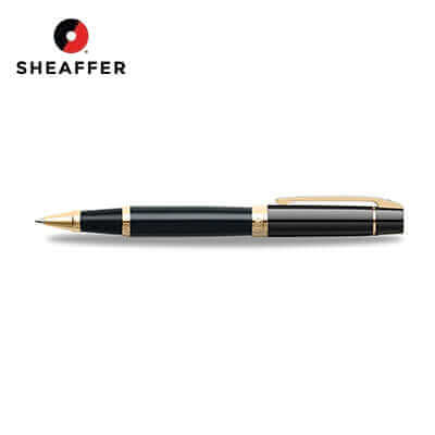 Sheaffer 300 Glossy Black with Gold Trims Rollerball Pen