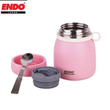 Endo 800ml Double Stainless Steel Food Jar