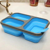 Silicone Collapsible Portable Lunch Box | AbrandZ Corporate Gifts