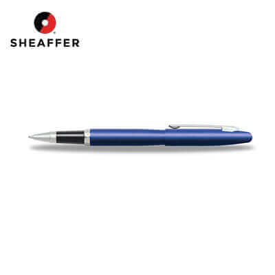 Sheaffer VFM Neon Blue with Chrome Trims Rollerball Pen