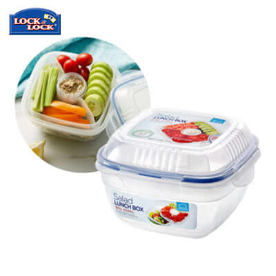 Lock & Lock Salad Lunch Box with Divided Trays 950ml Executive Corporate Gifts Singapore