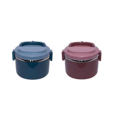 Round Single Layer Lunch Box 1000ml Executive Corporate Gifts Singapore