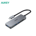 Aukey CB-C63 3 USB 3.1 Port with Card Reader Hub