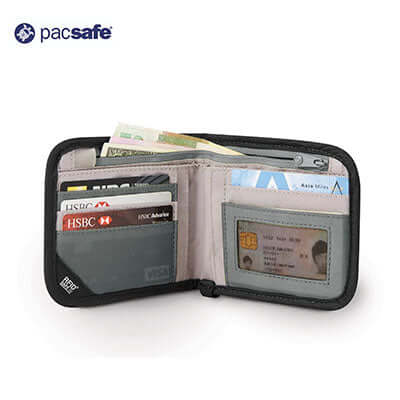 Pacsafe RFIDsafe V100 Bi-Fold Wallet Executive Corporate Gifts Singapore
