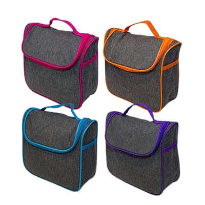 2 Tone Nylon Toiletries Bag Executive Corporate Gifts Singapore