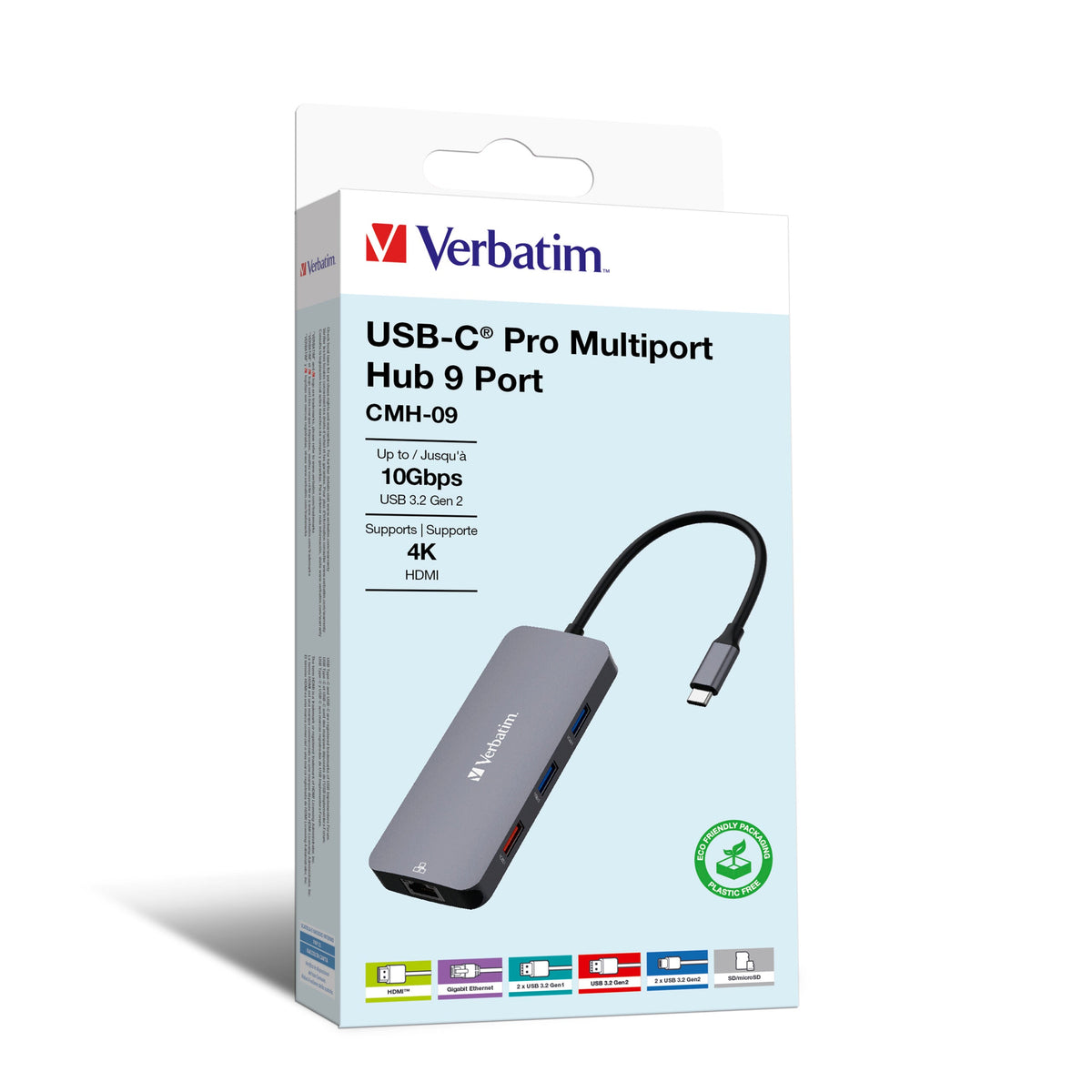 Verbatim USB-C Pro Multiport Hub 9 Port (CMH-09) Executive Corporate Gifts Singapore