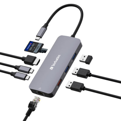 Verbatim USB-C Pro Multiport Hub 9 Port (CMH-09) Executive Corporate Gifts Singapore
