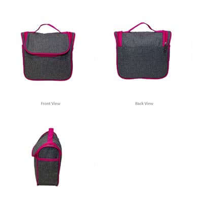 2 Tone Nylon Toiletries Bag Executive Corporate Gifts Singapore